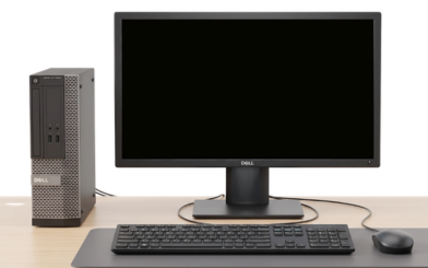 Dell Optiplex 3020 with 19 inch monitor, Keyboard & Mouse desktop rental model