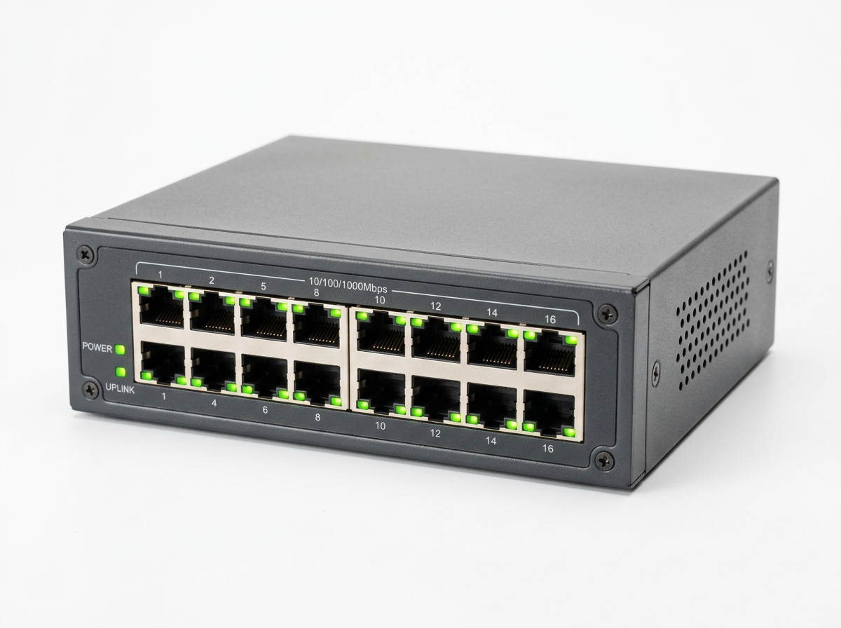 Compact enterprise unmanaged edge switch