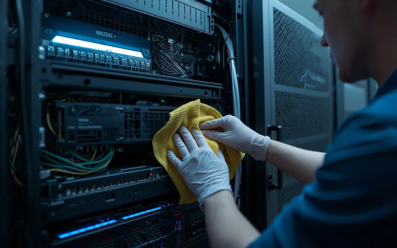 Server Rack Cleanup & Remediation