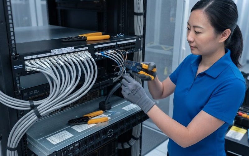 Patch Panel Termination & Re-Termination